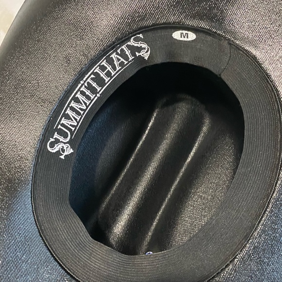 NEW - BLACK COWBOY HAT - Picture 4 of 4